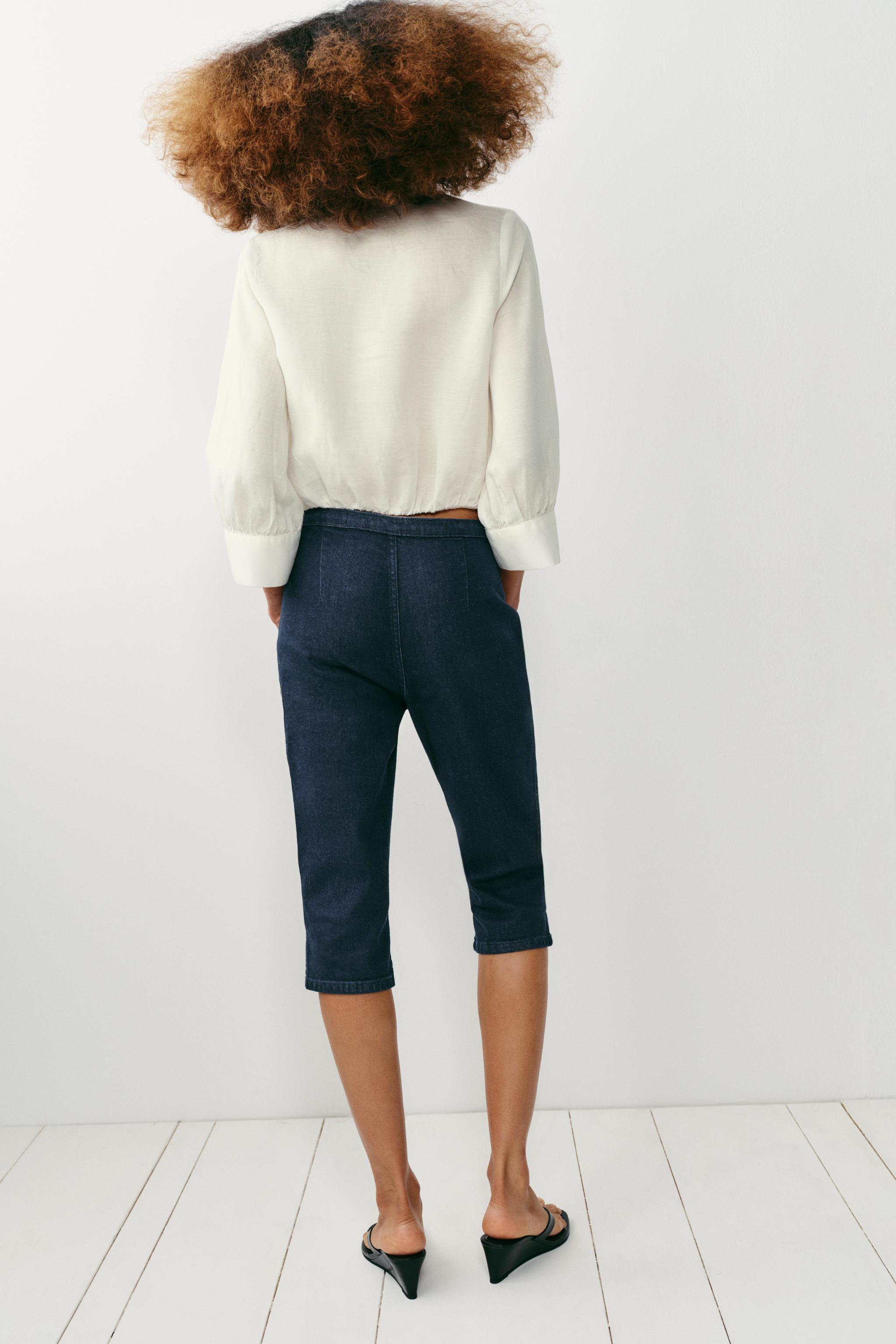 LINEN BALLOON SHIRT WITH FROG CLASPS